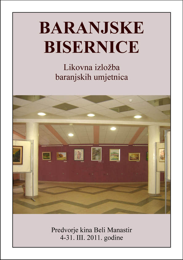 Mali katalog likovne izložbe 'Baranjske bisernice'